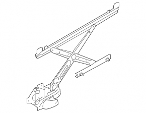 Mitsubishi Outlander 14-21 front right window lift mechanism