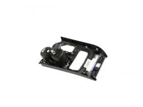 Jeep Grand Cherokee WK2 17-22 center console trim with cup holders, silver, scratches