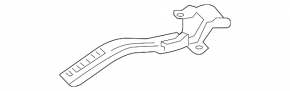 Left hood hinge for Honda Passport 19-25