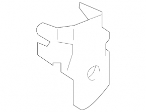 Front lower right wing bracket Hyundai Elantra AD 17-20 prerest