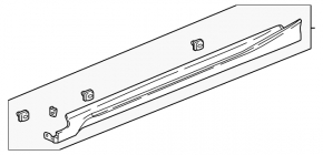 Right side sill for Honda Accord 18-22