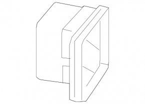Left ventilation shield Nissan Murano 15-24