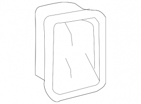 Left ventilation shield Nissan Murano 15-24