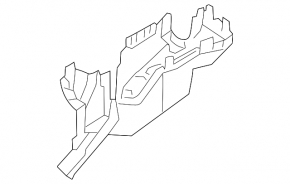 Lower cover of the fuse box under the hood left Toyota Rav4 19- 2.5