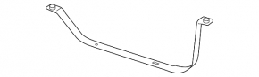 Fuel tank bracket right Porsche Macan 15-26