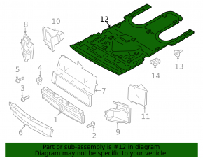 Front subframe protection for Porsche Panamera 24-26
