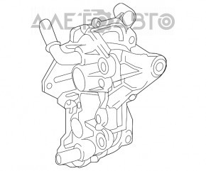 Cooling system flange Mercedes GLC 300/350e 16-22