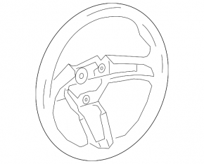 Naked steering wheel Mazda 3 19 - leather black with heating