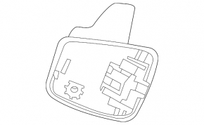 Left steering wheel paddle shifter for Ford Escape MK4 20-25
