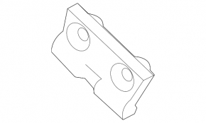 Rear left wing arch lining fastening Mazda CX-9 16-23