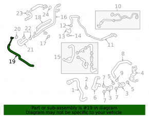 Audi A4 B9 17-21 2.0T Turbocharger Return Line