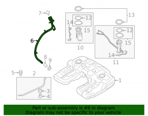 Fuel filler neck BMW X5 E70 07-13