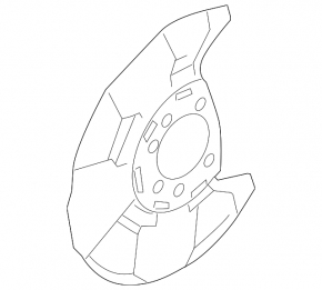 Brake Disc Cover Front Right Subaru Forester 19-24 SK