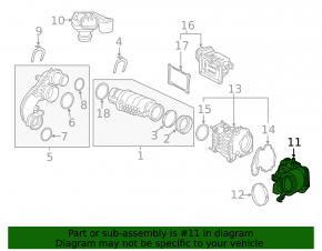 Air duct for Volvo XC90 16-22 T8 compressor