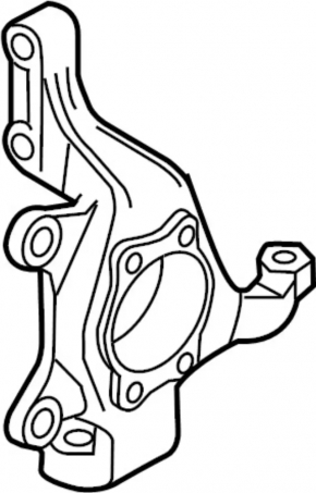 Front right trunnion Infiniti FX35 FX45 03-08 broken bolt under sensor