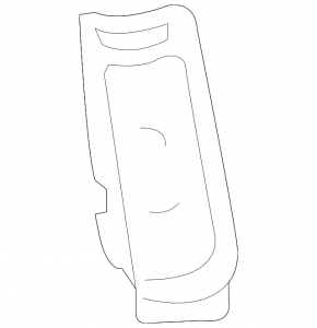 Right B-pillar air vent for Audi Q8 19-25 black