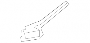 Right windshield wiper seal for Toyota Rav4 19-25 (scratches)