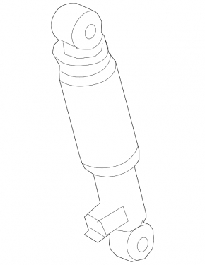 Shock absorber rear left Kia Sorento 14-15 FWD 3.3