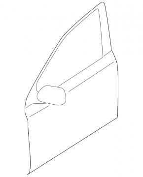 Door bare front left Subaru Outback 15-19