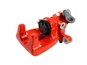 Rear left caliper assembly for Fiat 500 12-19 red