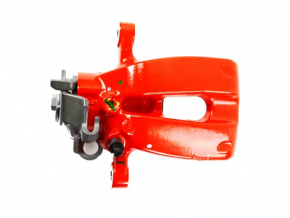 Rear left caliper assembly for Fiat 500 12-19 red