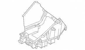 Hyundai Sonata 2020-23 front center console trim, lower part, Korea
