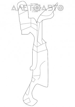 Lower bracket of the ECU block of the engine computer Toyota Highlander 20-22 3.5
