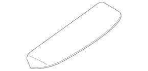 Spoiler tailgate Mercedes GLS-class X166 13-19