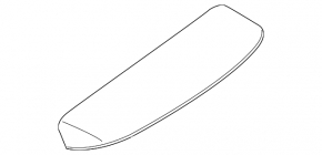 Spoiler tailgate Mercedes GLS-class X166 13-19