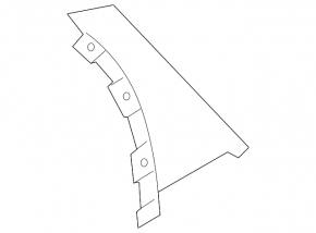 Rear right side door trim for Ford Focus mk3 11-18