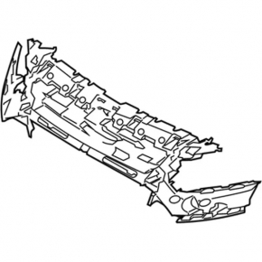 Front Bumper Frame Ford Transit Connect MK2 13-18