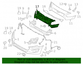 Front Bumper Frame Ford Transit Connect MK2 13-18