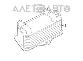Automatic transmission oil cooler VW Taos 22-25