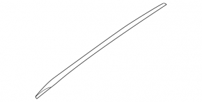 Windshield molding left VW Jetta 19-