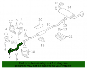 Intake pipe with catalytic converter Nissan Murano z52 15-