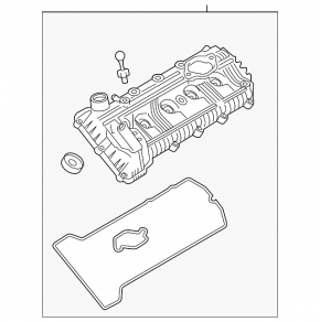 Left valve cover Genesis G90 17-22 5.0