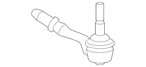 Right steering tip for BMW X3 G45 24-25 M