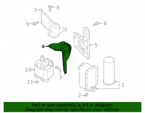 Air Conditioner Dryer Bracket for Audi E-Tron 19-23