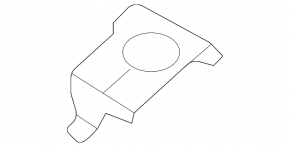 Subaru Crosstrek 18-23 front right fender bracket on the side member