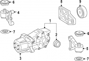 Rear axle bracket Toyota Camry v70 20-24 AWD