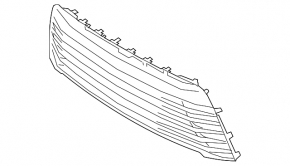 Toyota Sienna 18-20 XLE, Limited Front Bumper Lower Grille