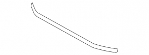 Hood seal Toyota Rav4 19- on bumper