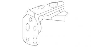Left front fender apron bracket for Toyota BZ4X 23-25