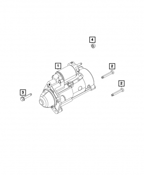 Starter Jeep Cherokee KL 19-23 2.0T