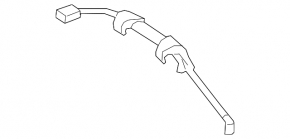 Power cable for the BMW 3 F30 17-18 PHEV battery through the entire body