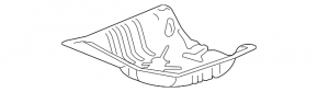Trunk trough Honda Insight 19-22