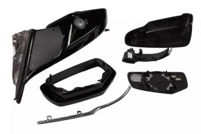 Side mirror right assembly Cadillac CTS 14 - auto-dimming, turn signal, graphite
