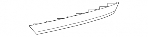 Rear bumper lower trim Infiniti QX30 17-19