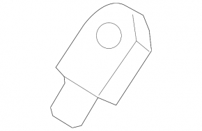 Airbag sensor rear left Lexus CT200h 11-12