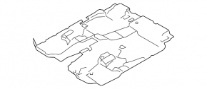 Subaru b10 Tribeca front floor covering